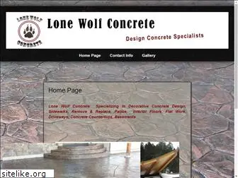 lonewolfconcrete.net