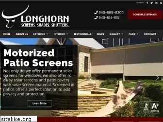 longhornsolarscreens.com