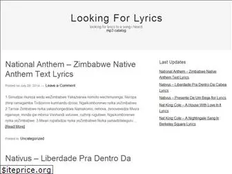 lookingforlyrics.mobi