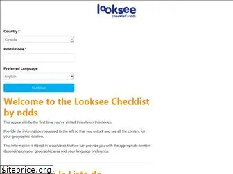 lookseechecklist.com