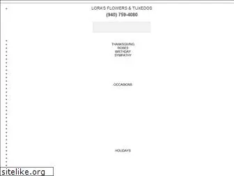 lorasflowers.com