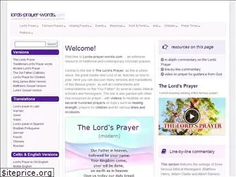 lords-prayer-words.com