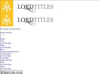 lordtitles.co.uk