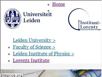 lorentz.leidenuniv.nl