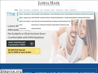 loriahairrestoration.com