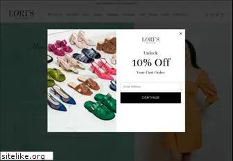 lorisshoes.com