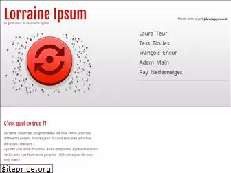 lorraine-ipsum.fr