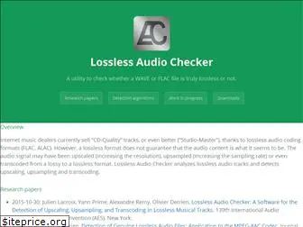 losslessaudiochecker.com