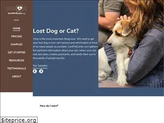 lostpetcards.com