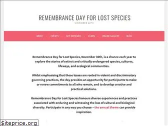 lostspeciesday.org