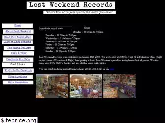 lostweekendrecords.com