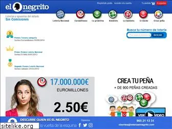 loteriaelnegrito.com