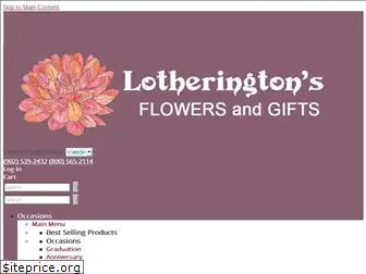 lotheringtonsflowers.com