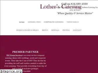 lotherscatering.com