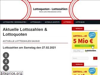 lottoquoten-lottozahlen.de