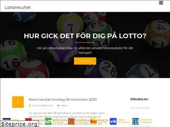 lottoresultat.se