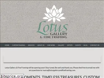 lotusgalleryandfineframing.com