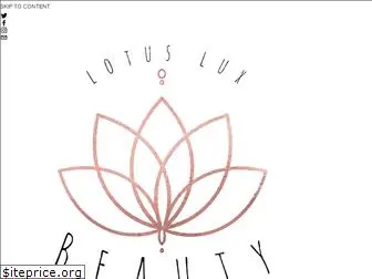 lotusluxbeauty.com