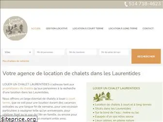 louerunchaletlaurentides.com