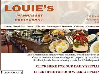 louiesmanhassetrestaurant.com