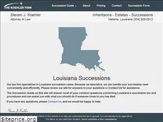 louisianasuccessions.com