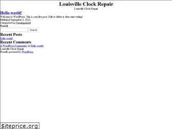 louisvilleclockrepair.com