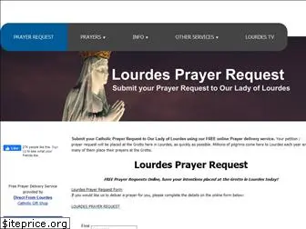 lourdesprayerrequest.com