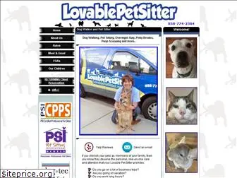 lovablepetsitter.com