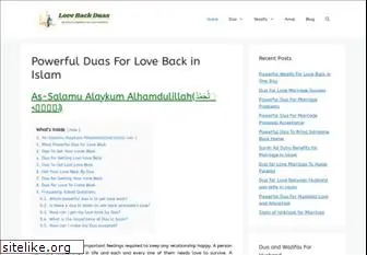 lovebackduas.com