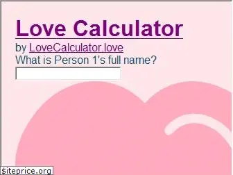 lovecalculator.love
