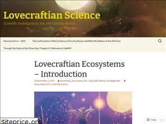 lovecraftianscience.wordpress.com