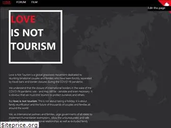 loveisnottourism.org