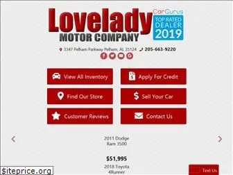 loveladymotors.com