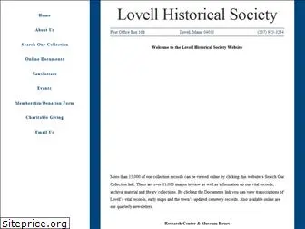 lovellhistoricalsociety.org