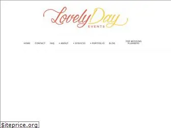 lovelydayevents.com