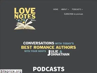 lovenotespodcast.com