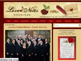 lovenotesweddings.com