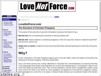 lovenotforce.com