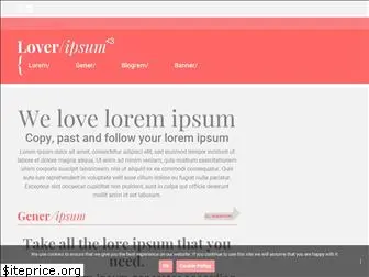 loveripsum.com