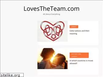 lovestheteam.com