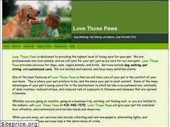 lovethosepaws.com