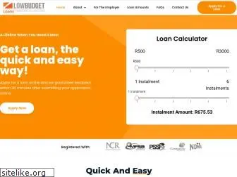 lowbudgetloans.co.za