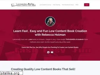 lowcontentbookmastery.com