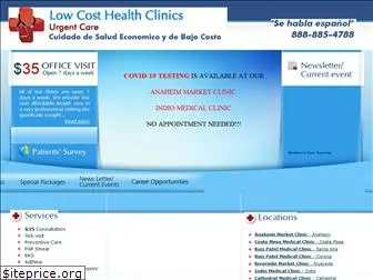 lowcosthealthclinics.com