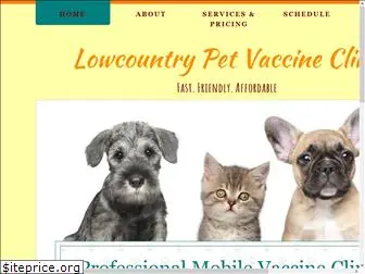 lowcountrypetvaccineclinic.com