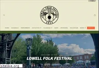 lowellfolkfestival.org