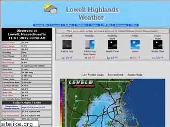 lowellhighlandsweather.com