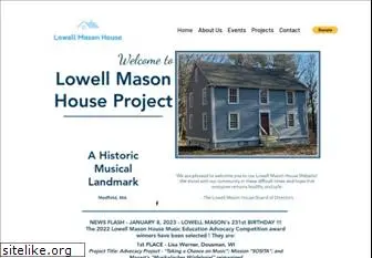 lowellmasonhouse.com