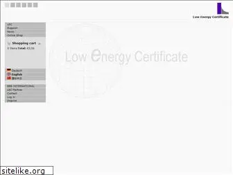 lowenergycertificate.com