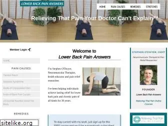 lower-back-pain-answers.com